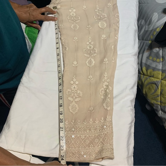 BRAND NEW! Bisou NYC Mon Ange Jumpsuit. Ecru/Beige Color. Size S/M - Picture 15 of 16